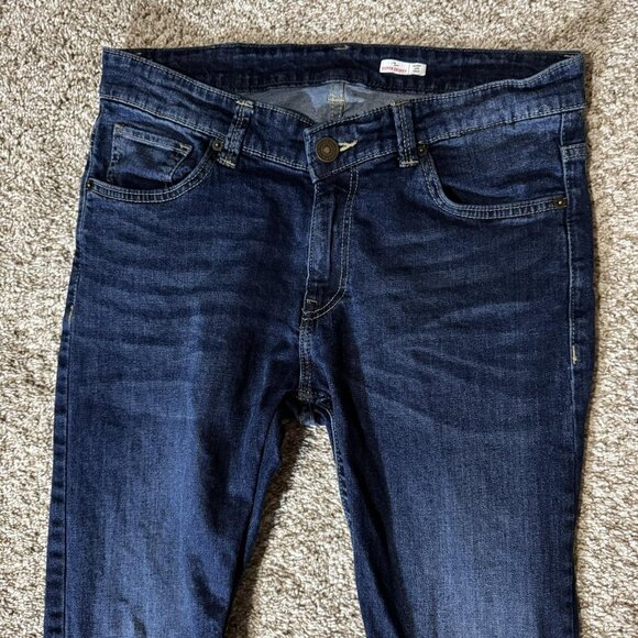 Spykar Jeans Mens 34x30 Blue Super Skinny Low Waist Stretch Denim Tight Leg - Picture 3 of 12